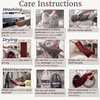 image:imageLavish Home Reversible Long Bath Mat Burgundy 60 x 24Burgundy