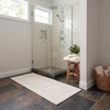 image:imageLavish Home Reversible Long Bath Mat Burgundy 60 x 24Ivory