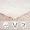 image:imageLavish Home Reversible Long Bath Mat Burgundy 60 x 24Ivory