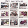 image:imageLavish Home Reversible Long Bath Mat Eggplant 60 x 24