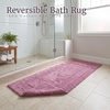 image:imageLavish Home Reversible Long Bath Mat Pink 60 x 24