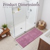 image:imageLavish Home Reversible Long Bath Mat Pink 60 x 24