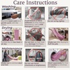 image:imageLavish Home Reversible Long Bath Mat Pink 60 x 24