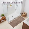 image:imageLavish Home Reversible Long Bath Mat Taupe 60 x 24