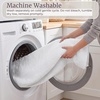 image:imageLavish Home Reversible Long Bath Mat White 60 x 24