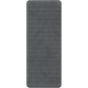 image:imageOversized Bathroom Rug Memory Foam Bath Mat in Gray Textured Stripes Extra Long NonSlip Absorbent Runner for Shower Tub or Kitchen by Lavish Home