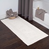 image:imageLavish Home Reversible Long Bath Mat Burgundy 60 x 24Ivory