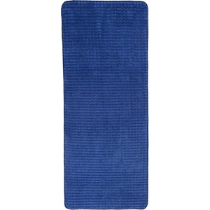 image:image24x59 Memory Foam Extra Long Bath Mat by Lavish Home  Woven Jacquard Fleece  Navy