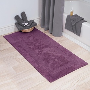 image:imageLavish Home Reversible Long Bath Mat Eggplant 60 x 24
