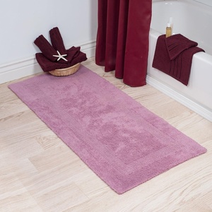 image:imageLavish Home Reversible Long Bath Mat Pink 60 x 24