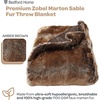 image:imageBedford Home Oversized Throw Blanket for Couch Amber Brown 60 x 70Brown