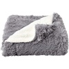 image:imageBedford Home Oversized Throw Blanket for Couch Amber Brown 60 x 70Gray and Cream