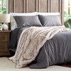 image:imageBedford Home Oversized Throw Blanket for Couch Amber Brown 60 x 70Pearl White