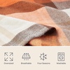 image:imageBedford Home Oversized Throw Blanket for Couch Spice Plaid 60 x 70