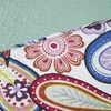 image:imageLavish Home 3Piece Quilt Set  Lizzie Classic Paisley King Quilt with 2 KingSize Pillow Shams  Machine Washable Lightweight Bedding MulticolorMulticolor