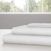 image:imageLavish Home Brushed Microfiber Sheet Set 4 Piece Bed LinensFitted amp Flat Sheets Plus 2 PillowcasesWrinkle Stain amp Fade Resistant Full White