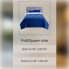 image:imageLavish Home FullQueen Comforter Set  3Piece Sherpa and Fleece Bedspread with Pillow Shams  Warm Cozy MachineWashable Bedding NavyBlue