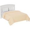 image:imageLavish Home Ivory Quilt Coverlet for Twin Size BedsBasket Weave Quilted PatternSoft amp Lightweight Bedding for All Seasons Solid Color Bedspread