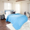 image:imageSolid Color Quilt by Lavish Home King  BlackBlue