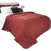 image:imageSolid Color Quilt by Lavish Home King  BlackBurgundy