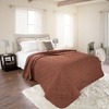 image:imageSolid Color Quilt by Lavish Home King  BlackChocolate