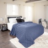 image:imageSolid Color Quilt by Lavish Home King  BlackNavy