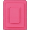 image:imageLavish Home 3Piece Brushed Microfiber Twin Sheet Set  Bedding with Wrinkle and StainResistant Fitted and Flat Sheets Plus Pillowcase Pink