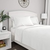 image:imageLavish Home Brushed Microfiber Sheet Set 4 Piece Bed LinensFitted amp Flat Sheets Plus 2 PillowcasesWrinkle Stain amp Fade Resistant Full White