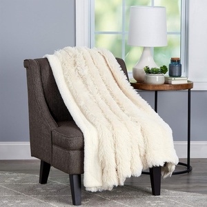 image:imageBedford Home Oversized Throw Blanket for Couch Amber Brown 60 x 70White