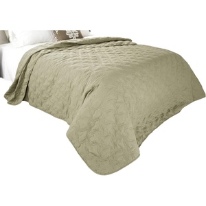 image:imageSolid Color Quilt by Lavish Home King  BlackGreen