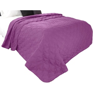 image:imageSolid Color Quilt by Lavish Home King  BlackPurple
