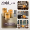 image:imageLavish Home Flameless Candles Faux Birch Bark 3Pack 6494