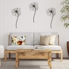 image:imageWall Decor  Metal Layered Wire Flower Sculpture  Contemporary Hanging Accent for Living Room Bedroom Entryway or Kitchen by Lavish Home Brown