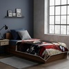 image:imageLavish Home Sherpa Fleece Throw Blanket  American Flag Bald Eagle Print Lightweight Hypoallergenic Bed Couch Plush Blanket for Adults and Kids