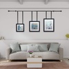 image:image1Inch Curtain Rod  Decorative Modern Urn Finials amp Hardware For Home Decor in Bedroom Living Room amp Kitchen 4884inch by Lavish Home Black