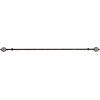 image:image34Inch Curtain Rod Decorative Twisted Sphere Finials amp HardwareFor Home Decor in Bedroom Living Room amp Kitchen 4884Inch by Lavish Home Brass