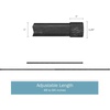 image:imageLavish Home 1Inch Curtain Rod Decorative End Cap Style Finials amp Hardware For Home Decor in Bedroom Living Room amp Kitchen 4884Inch Black