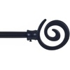 image:imageLavish Home Twisted Sphere Curtain Rod 62144 34 inch  PewterBronze 48