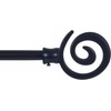 image:imageLavish Home Twisted Sphere Curtain Rod 62144 34 inch  PewterBronze 62 144