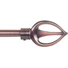image:imageLavish Home Twisted Sphere Curtain Rod 62144 34 inch  PewterCopper 48