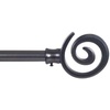 image:imageLavish Home Twisted Sphere Curtain Rod 62144 34 inch  PewterPewter 48
