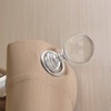 image:imageLavish Home Twisted Sphere Curtain Rod 62144 34 inch  PewterSilver