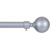 image:imageLavish Home Twisted Sphere Curtain Rod 62144 34 inch  PewterSilver 48