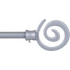 image:imageLavish Home Twisted Sphere Curtain Rod 62144 34 inch  PewterSilver 62 144