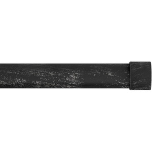 image:imageLavish Home 1Inch Curtain Rod Decorative End Cap Style Finials amp Hardware For Home Decor in Bedroom Living Room amp Kitchen 4884Inch Black