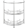 image:imageLavish Home Pedestal Sink Organizer Silver 2125 x 11 x 2325