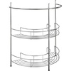 image:imageLavish Home Pedestal Sink Organizer Silver 2125 x 11 x 2325