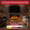 image:imageElectric Fireplace  72 Inch LED Wall or Recessed Fireplace Heater with Front Vent10 Ember Colors Touchscreen and Remote by Northwest Black36Inch