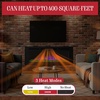 image:imageNorthwest 60Inch Wall Mounted Electric Fireplace  Front Vent Heater with 3Color LED Flames 10 Ember Options Adjustable Brightness and Remote Black