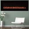 image:imageNorthwest Electric Fireplace  54 Inch Wall Mounted Fireplace Heater with Remote Control and Top Vent Heater  Fire Place with Adjustable LED Flame Color Timer and Heat Black
